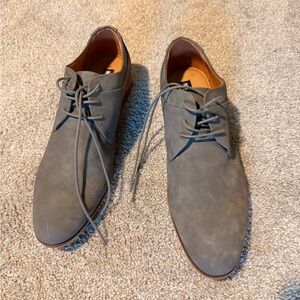 Steve Madden Gray Lace-Up Oxfords